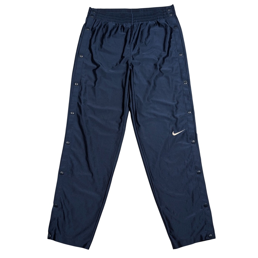 Vintage Nike Tearaway Track Pants Mens Medium Navy Shiny Dazzle Breakaway 90s‎